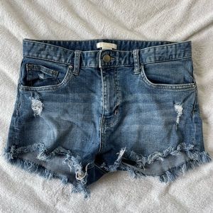 H&M Jean shorts - blue & white (2 pairs total)